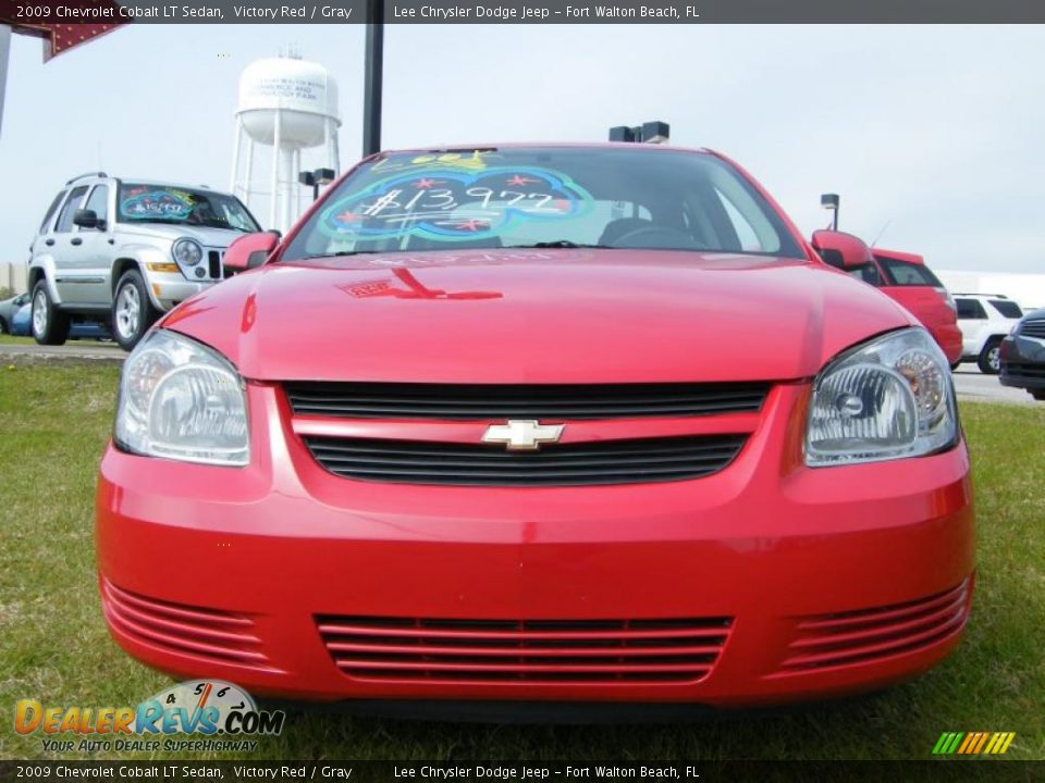 2009 Chevrolet Cobalt LT Sedan Victory Red / Gray Photo #8