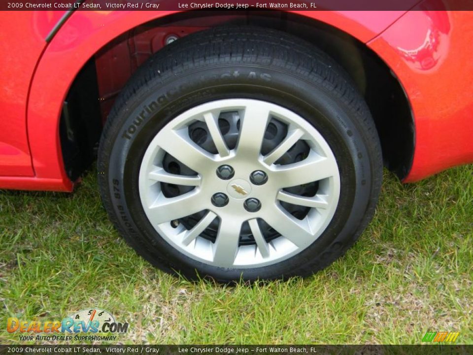2009 Chevrolet Cobalt LT Sedan Victory Red / Gray Photo #11
