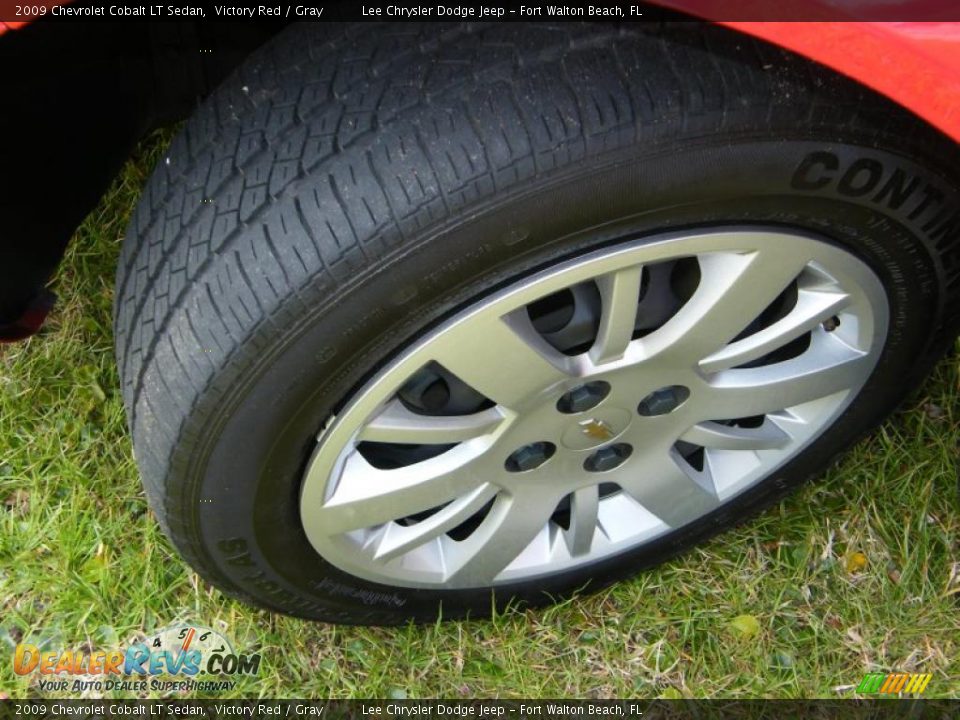 2009 Chevrolet Cobalt LT Sedan Victory Red / Gray Photo #12