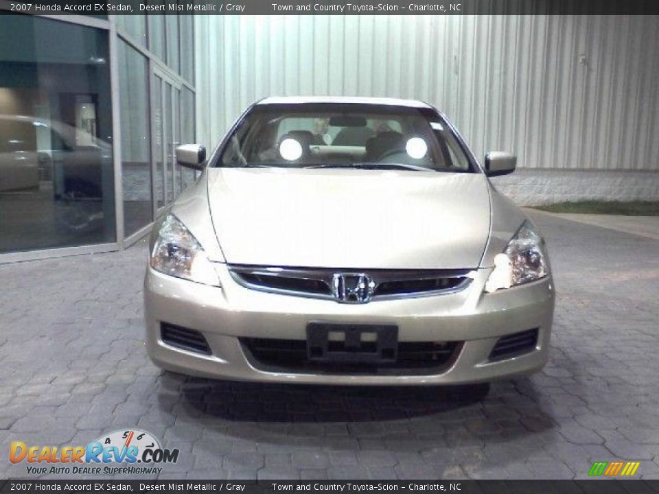 2007 Honda Accord EX Sedan Desert Mist Metallic / Gray Photo #2