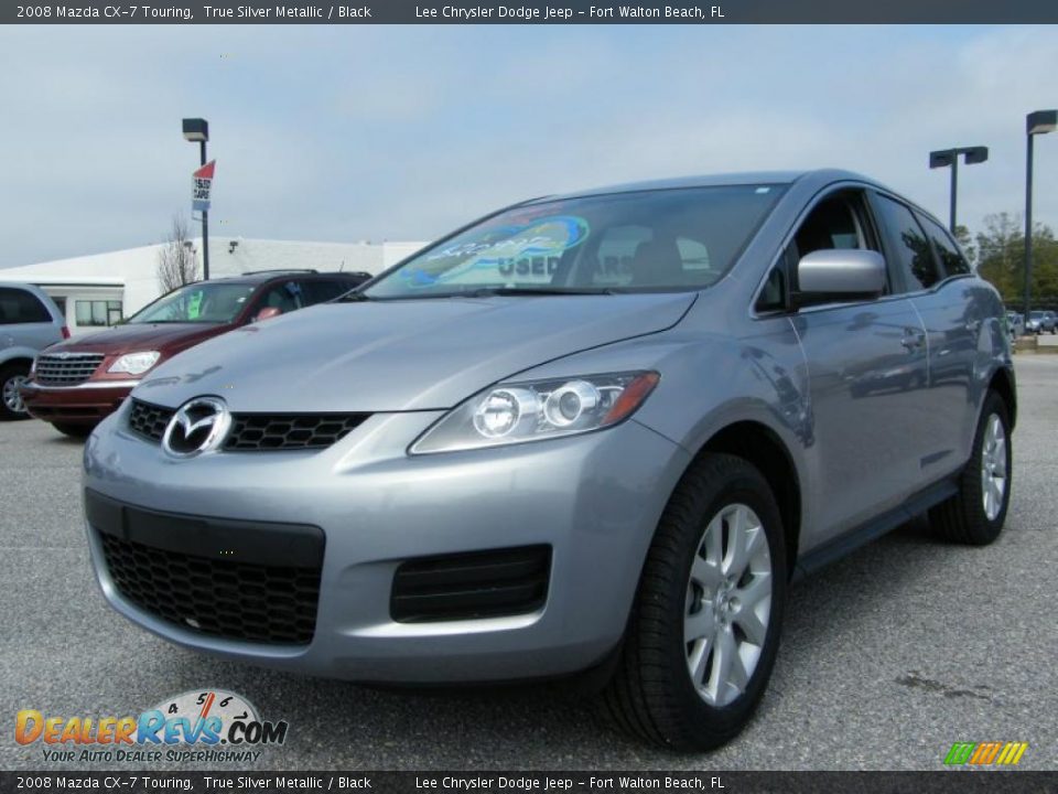 2008 Mazda CX-7 Touring True Silver Metallic / Black Photo #1