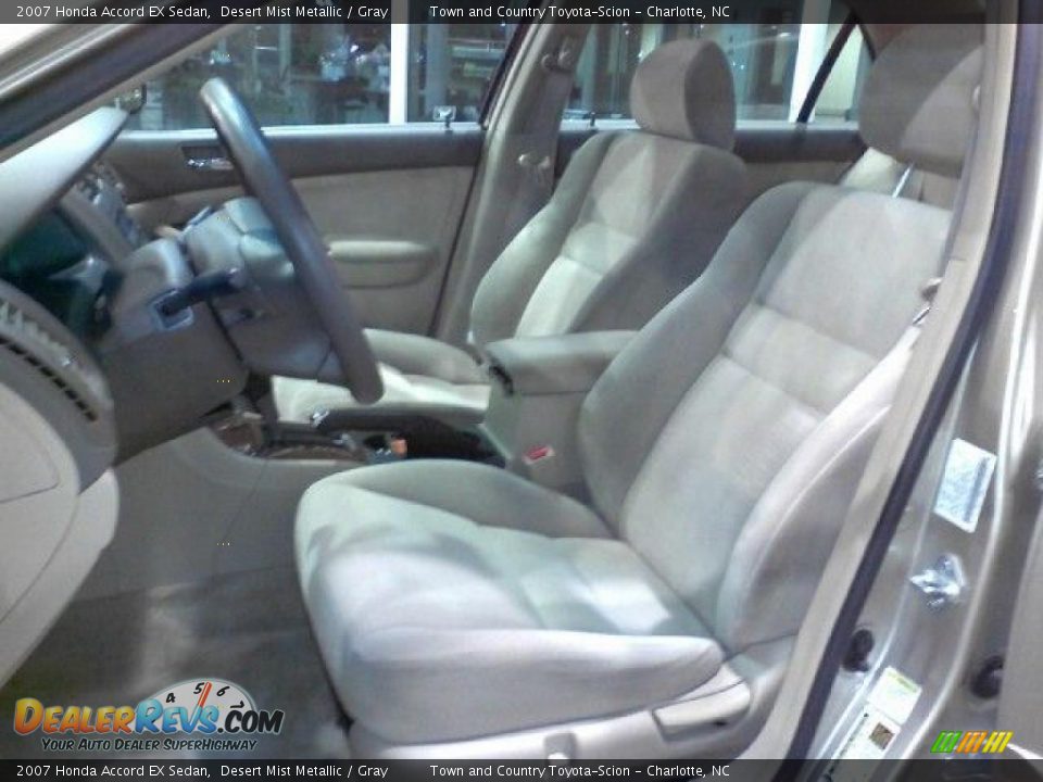 2007 Honda Accord EX Sedan Desert Mist Metallic / Gray Photo #6