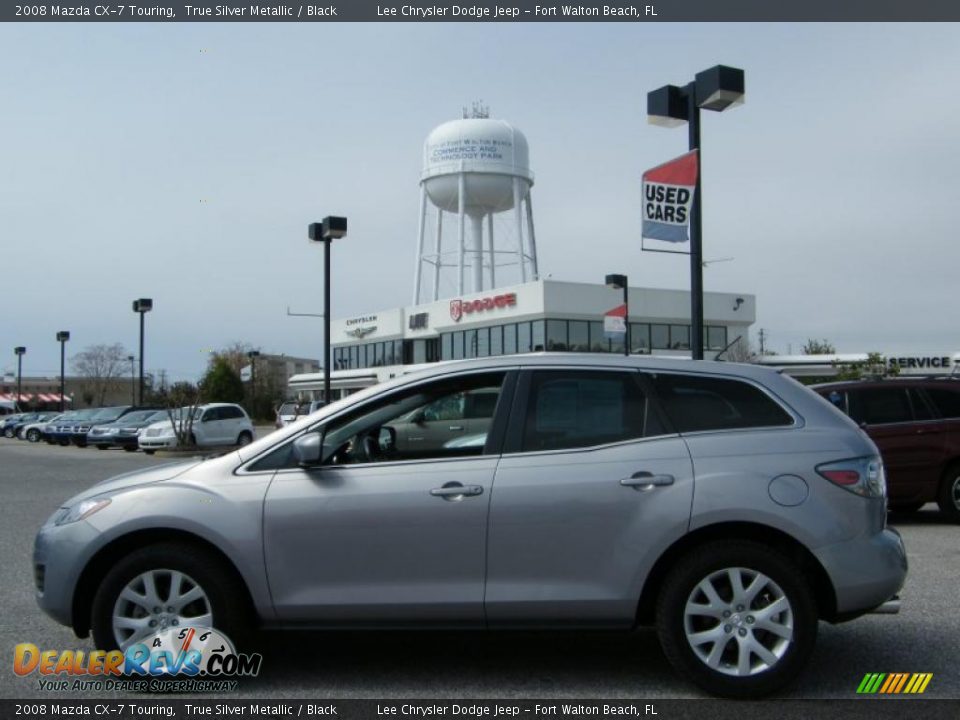 2008 Mazda CX-7 Touring True Silver Metallic / Black Photo #2