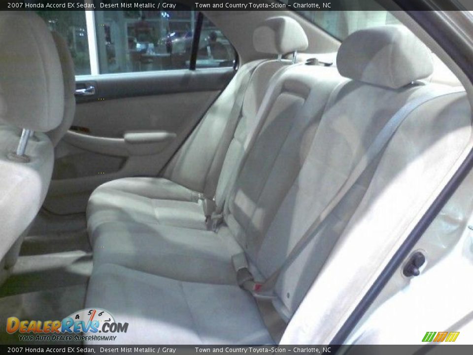 2007 Honda Accord EX Sedan Desert Mist Metallic / Gray Photo #7