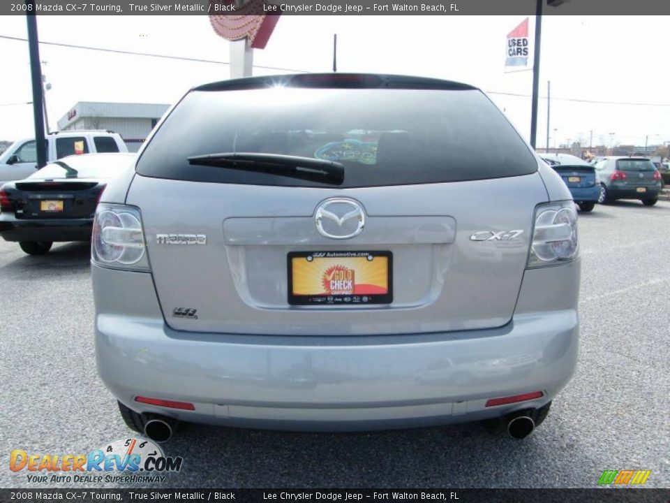 2008 Mazda CX-7 Touring True Silver Metallic / Black Photo #4