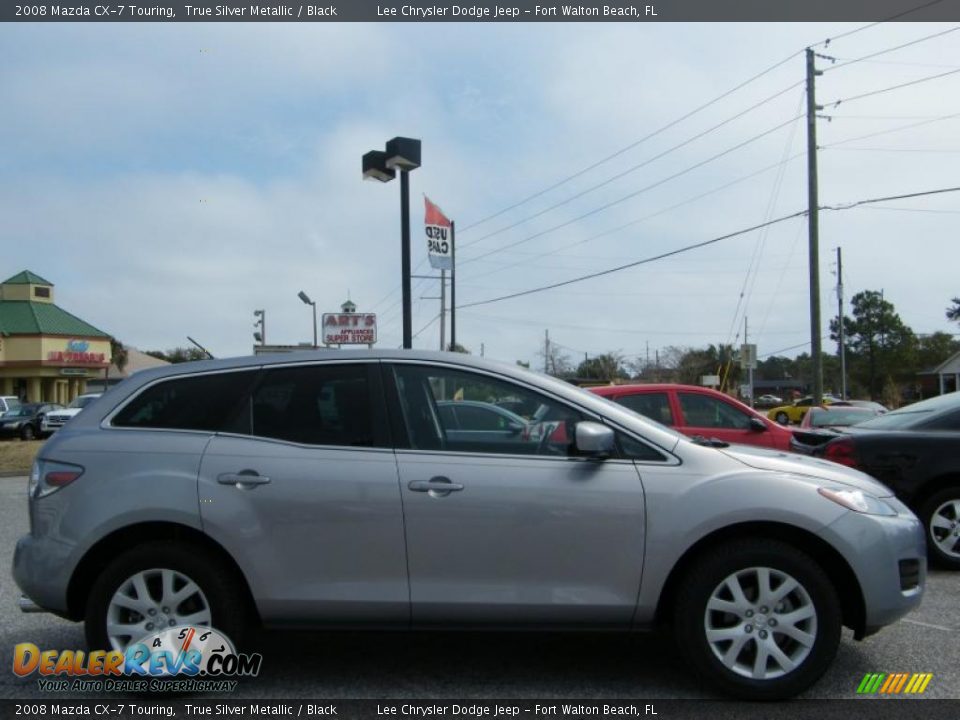 2008 Mazda CX-7 Touring True Silver Metallic / Black Photo #6
