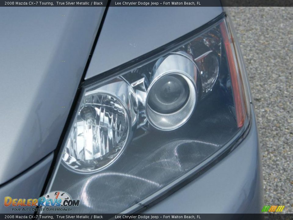 2008 Mazda CX-7 Touring True Silver Metallic / Black Photo #9