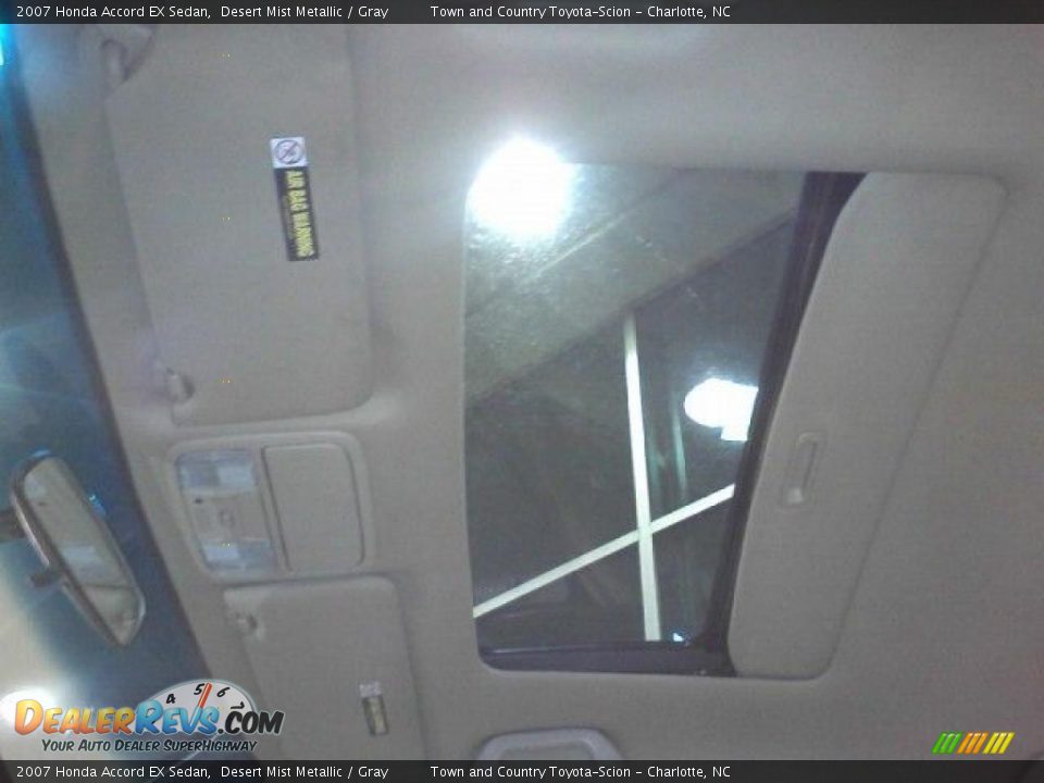 2007 Honda Accord EX Sedan Desert Mist Metallic / Gray Photo #14