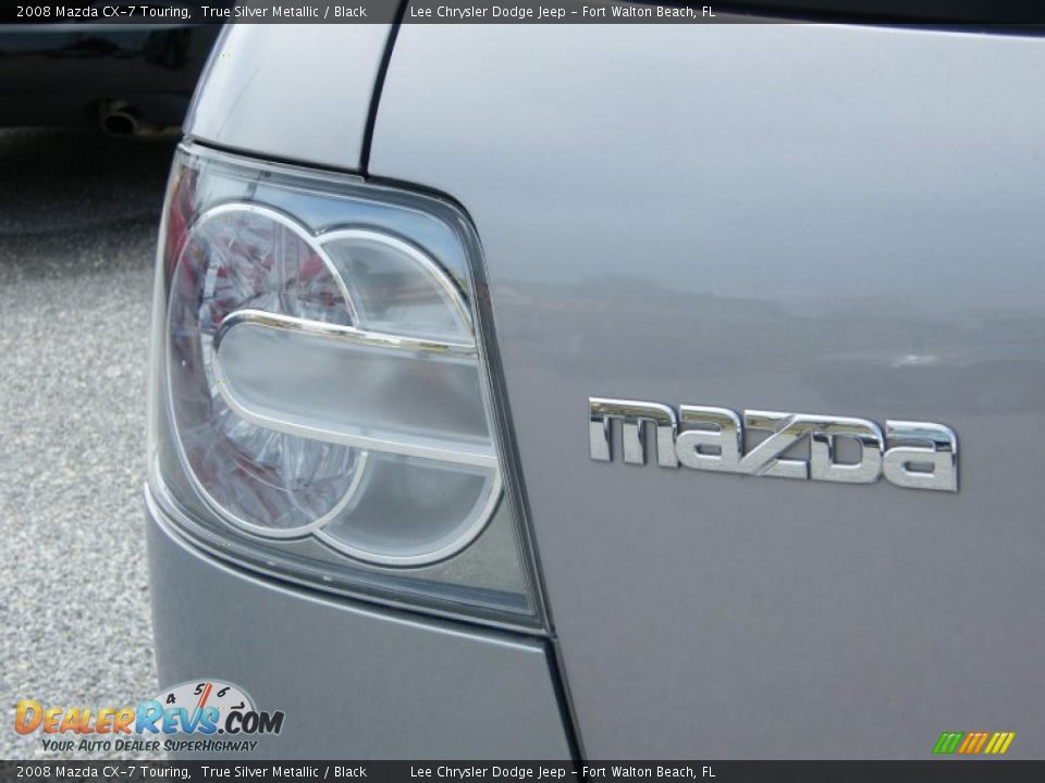 2008 Mazda CX-7 Touring True Silver Metallic / Black Photo #10