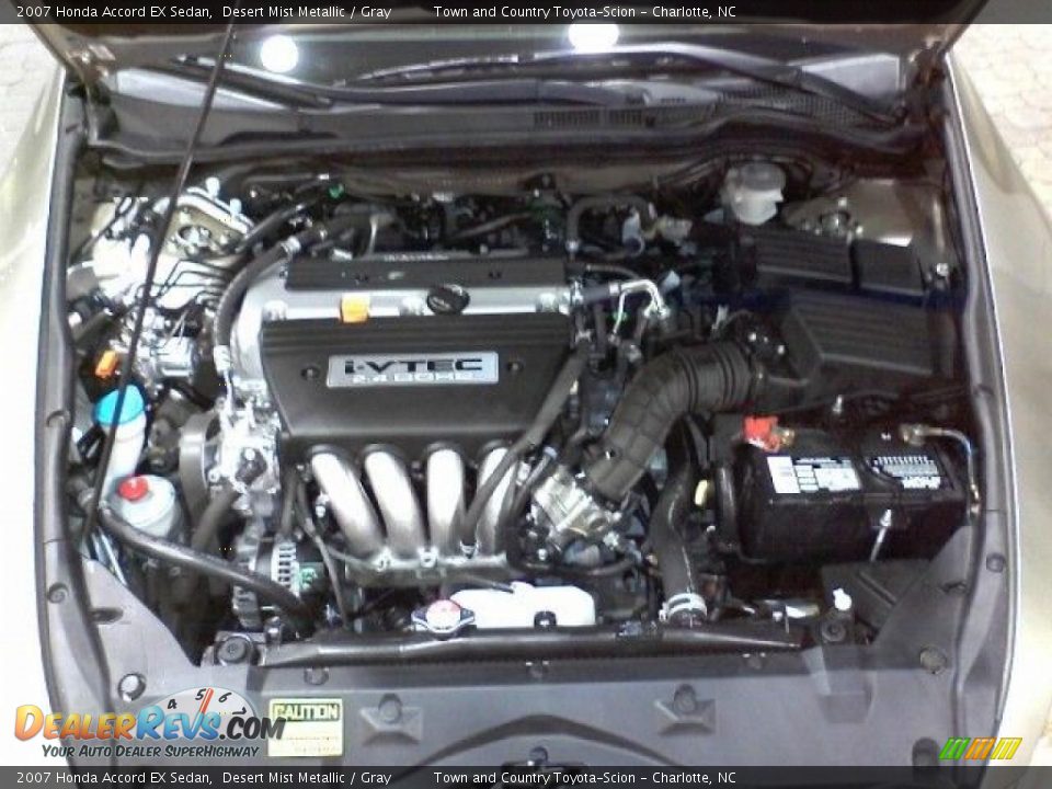 2007 Honda Accord EX Sedan Desert Mist Metallic / Gray Photo #19