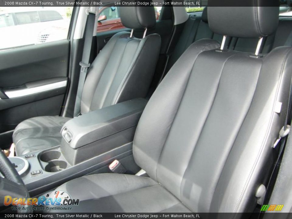 2008 Mazda CX-7 Touring True Silver Metallic / Black Photo #14