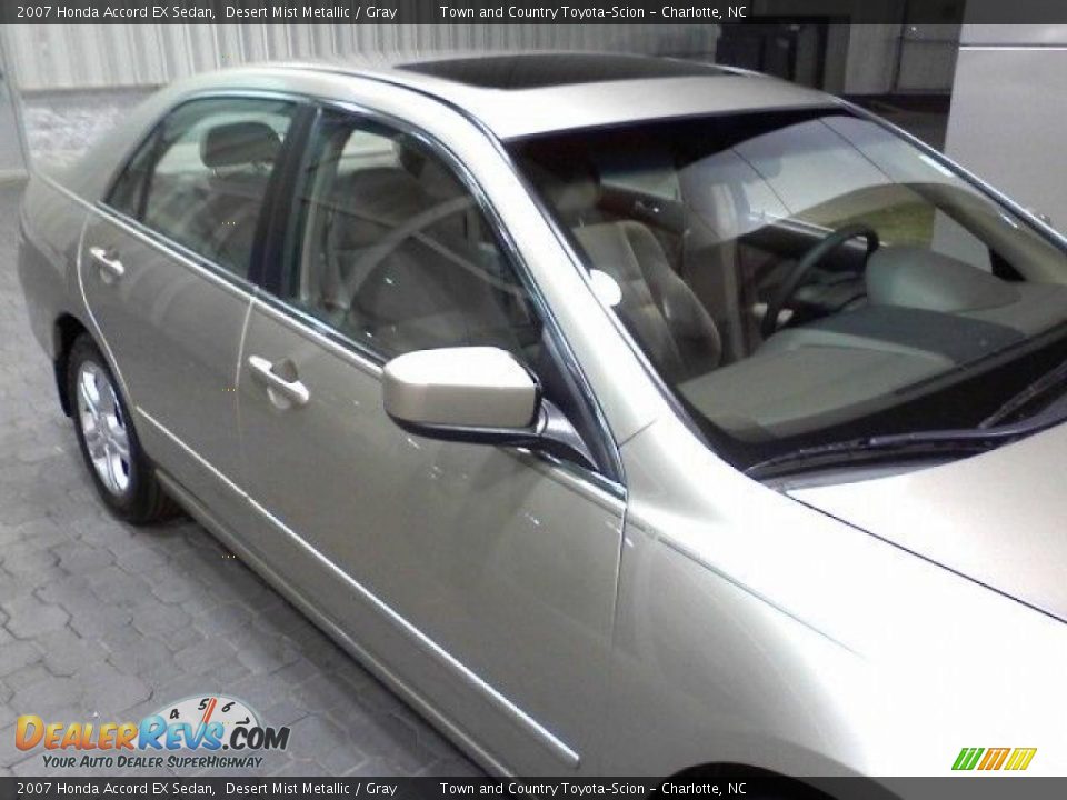 2007 Honda Accord EX Sedan Desert Mist Metallic / Gray Photo #21
