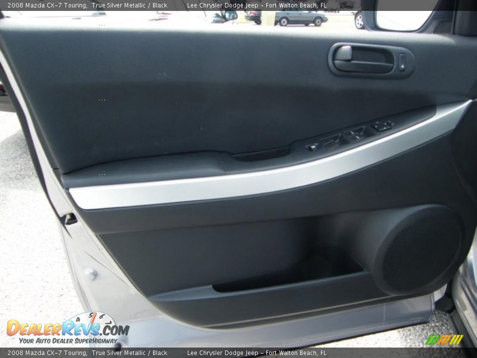 2008 Mazda CX-7 Touring True Silver Metallic / Black Photo #17