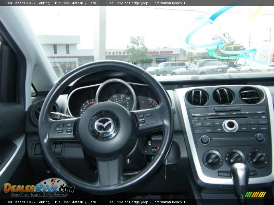 2008 Mazda CX-7 Touring True Silver Metallic / Black Photo #18