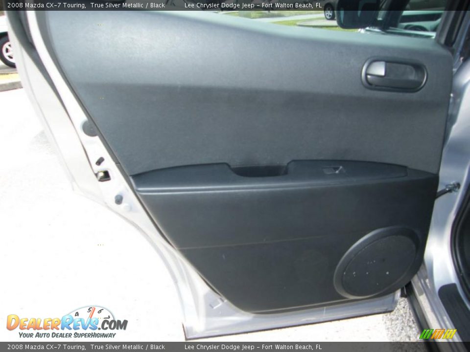 2008 Mazda CX-7 Touring True Silver Metallic / Black Photo #23