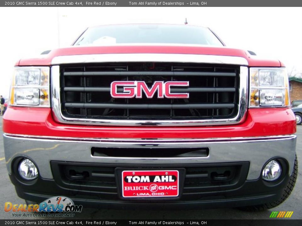 2010 GMC Sierra 1500 SLE Crew Cab 4x4 Fire Red / Ebony Photo #3