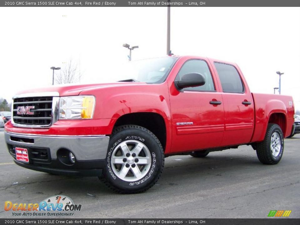 2010 GMC Sierra 1500 SLE Crew Cab 4x4 Fire Red / Ebony Photo #5