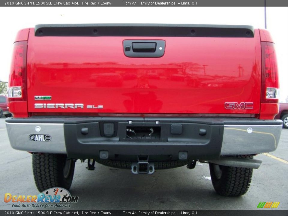 2010 GMC Sierra 1500 SLE Crew Cab 4x4 Fire Red / Ebony Photo #6