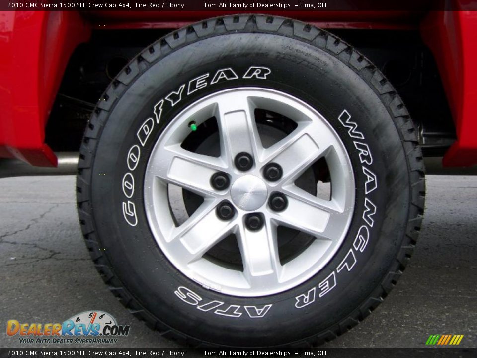2010 GMC Sierra 1500 SLE Crew Cab 4x4 Fire Red / Ebony Photo #8