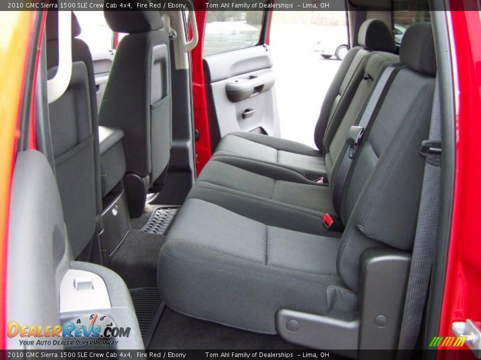 2010 GMC Sierra 1500 SLE Crew Cab 4x4 Fire Red / Ebony Photo #12