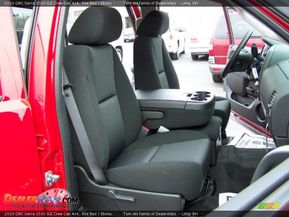 2010 GMC Sierra 1500 SLE Crew Cab 4x4 Fire Red / Ebony Photo #14