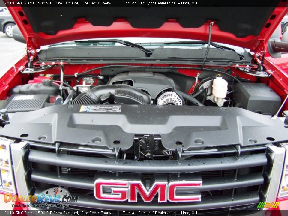 2010 GMC Sierra 1500 SLE Crew Cab 4x4 Fire Red / Ebony Photo #16