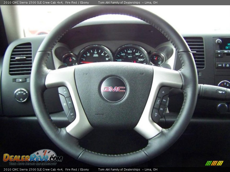 2010 GMC Sierra 1500 SLE Crew Cab 4x4 Fire Red / Ebony Photo #18