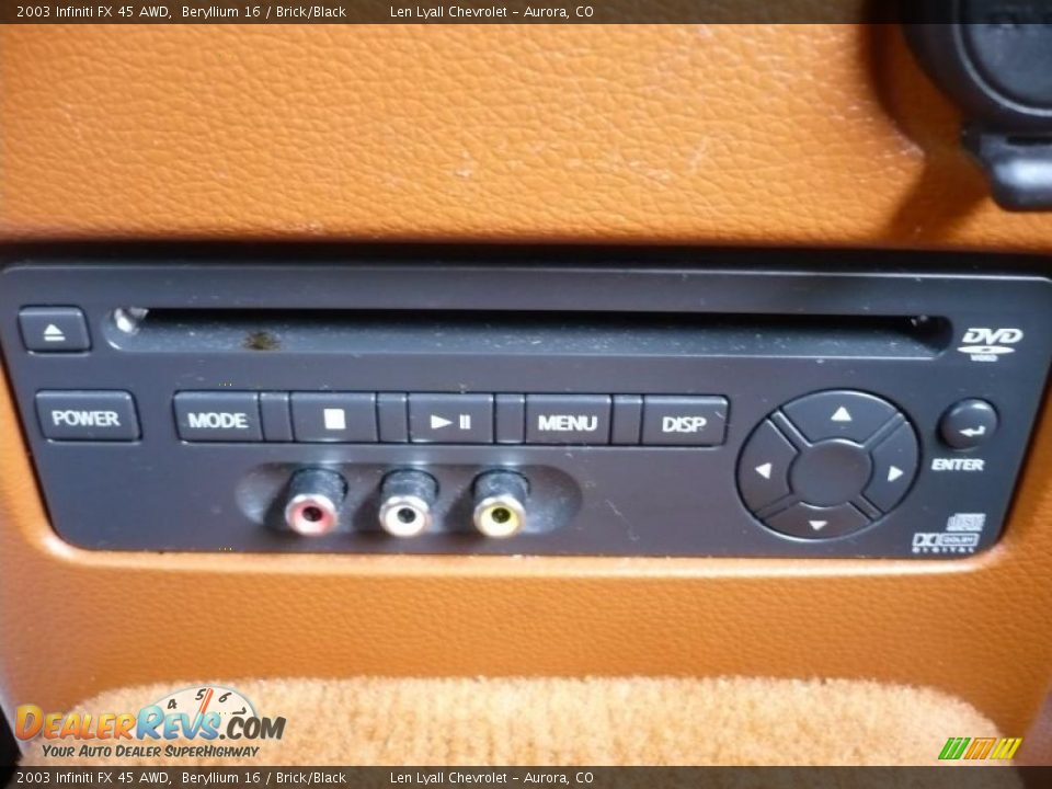2003 Infiniti FX 45 AWD Beryllium 16 / Brick/Black Photo #17