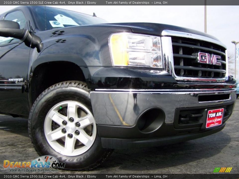 2010 GMC Sierra 1500 SLE Crew Cab 4x4 Onyx Black / Ebony Photo #2