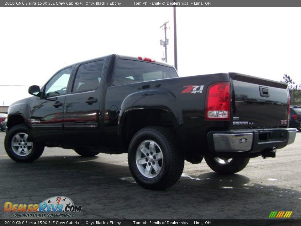 2010 GMC Sierra 1500 SLE Crew Cab 4x4 Onyx Black / Ebony Photo #4