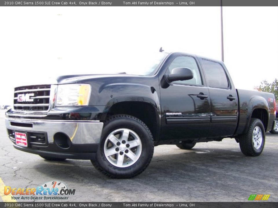 2010 GMC Sierra 1500 SLE Crew Cab 4x4 Onyx Black / Ebony Photo #5