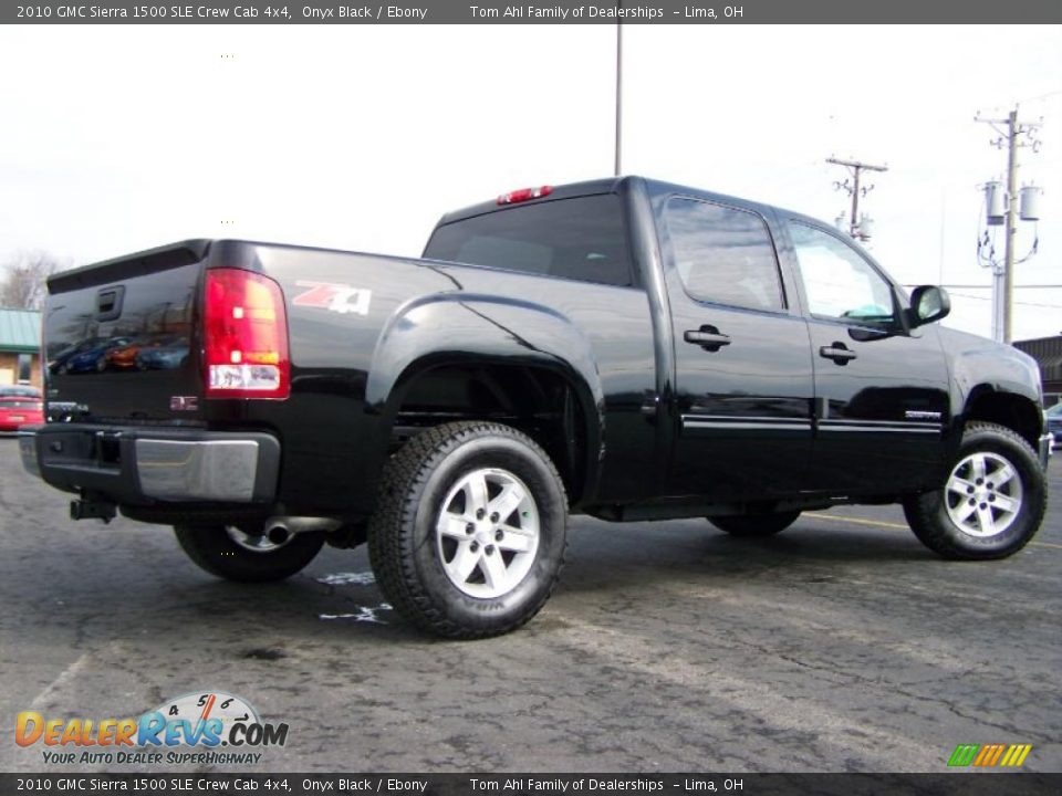 2010 GMC Sierra 1500 SLE Crew Cab 4x4 Onyx Black / Ebony Photo #7