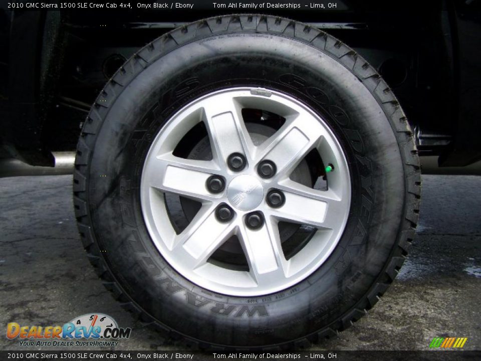 2010 GMC Sierra 1500 SLE Crew Cab 4x4 Onyx Black / Ebony Photo #8