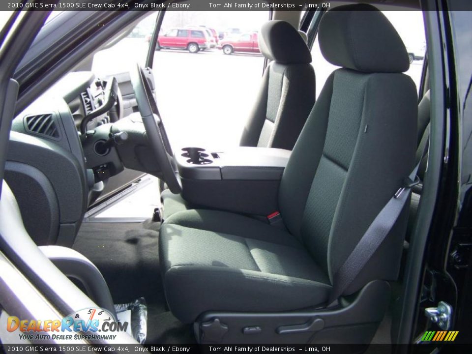2010 GMC Sierra 1500 SLE Crew Cab 4x4 Onyx Black / Ebony Photo #10