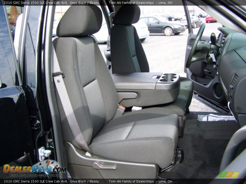 2010 GMC Sierra 1500 SLE Crew Cab 4x4 Onyx Black / Ebony Photo #14
