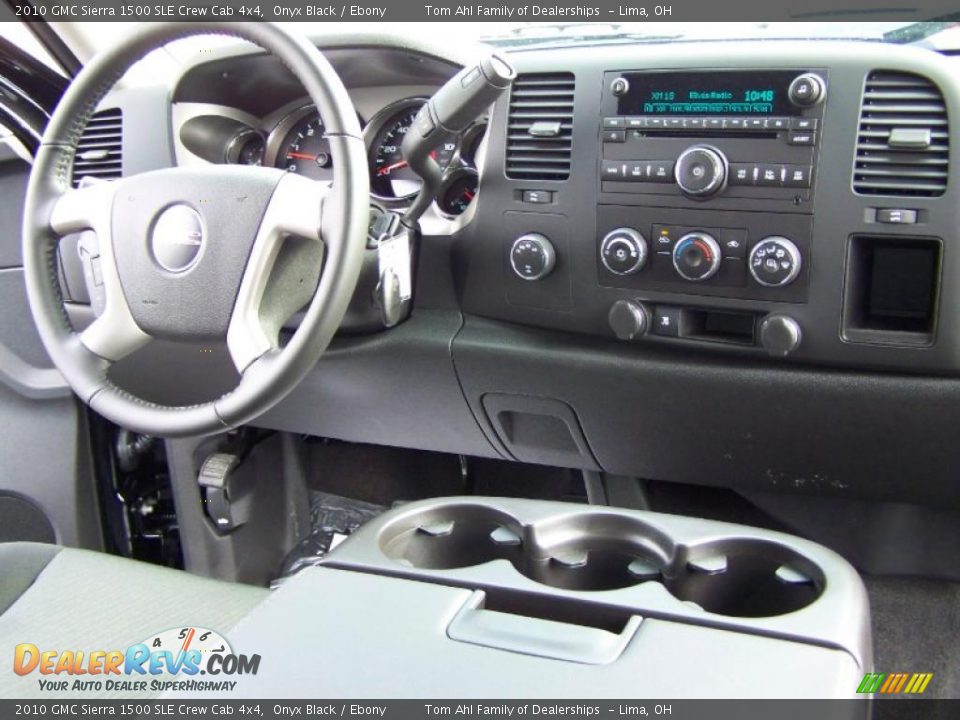 2010 GMC Sierra 1500 SLE Crew Cab 4x4 Onyx Black / Ebony Photo #15