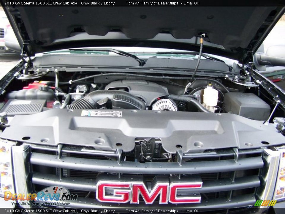 2010 GMC Sierra 1500 SLE Crew Cab 4x4 Onyx Black / Ebony Photo #16