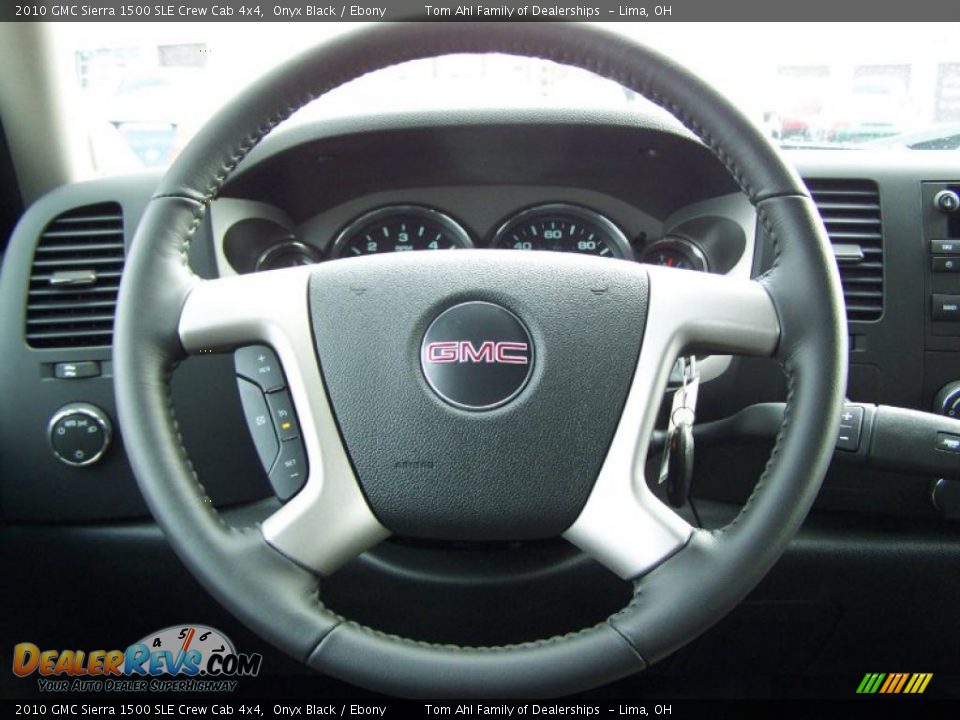 2010 GMC Sierra 1500 SLE Crew Cab 4x4 Onyx Black / Ebony Photo #18