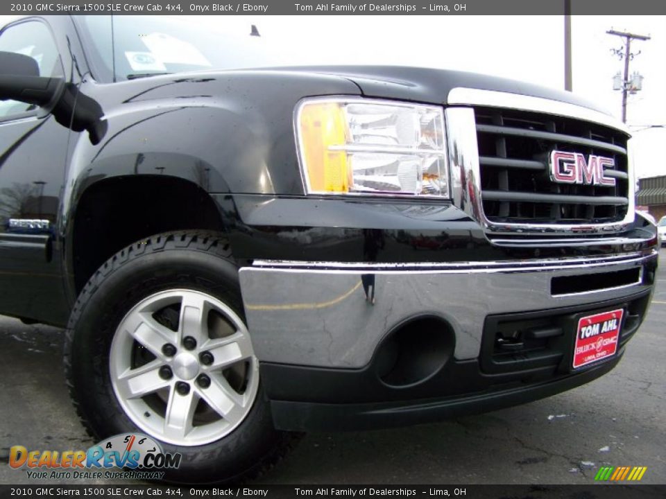 2010 GMC Sierra 1500 SLE Crew Cab 4x4 Onyx Black / Ebony Photo #2