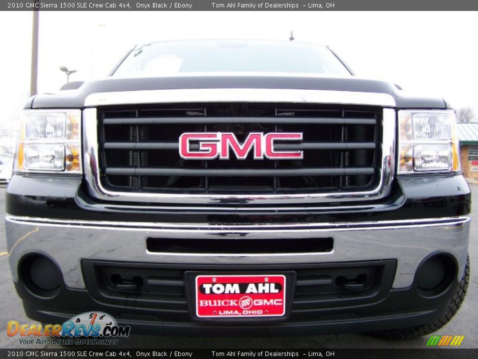 2010 GMC Sierra 1500 SLE Crew Cab 4x4 Onyx Black / Ebony Photo #3