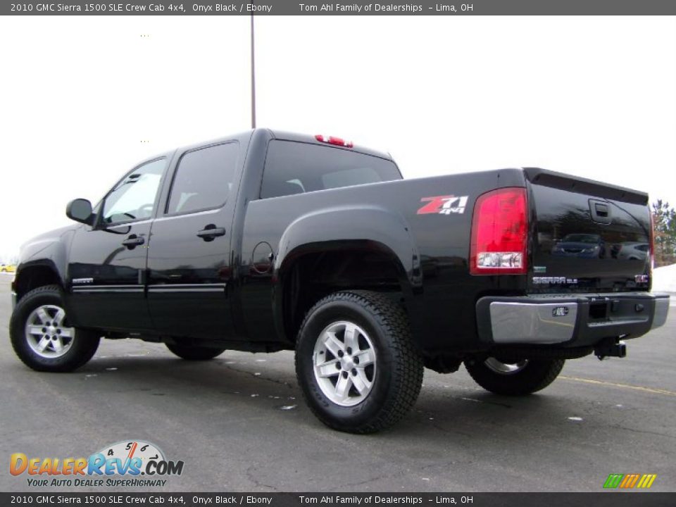 2010 GMC Sierra 1500 SLE Crew Cab 4x4 Onyx Black / Ebony Photo #4