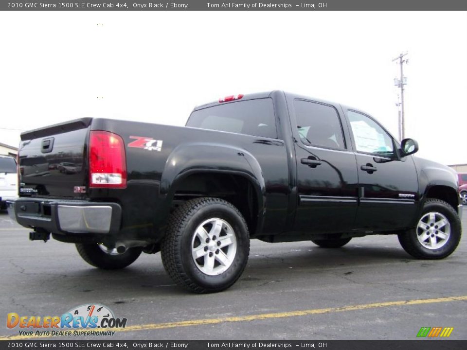 2010 GMC Sierra 1500 SLE Crew Cab 4x4 Onyx Black / Ebony Photo #7
