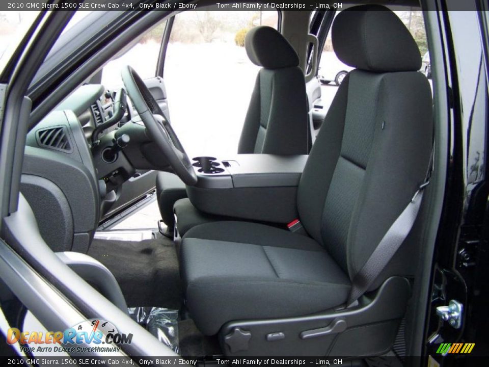 2010 GMC Sierra 1500 SLE Crew Cab 4x4 Onyx Black / Ebony Photo #10