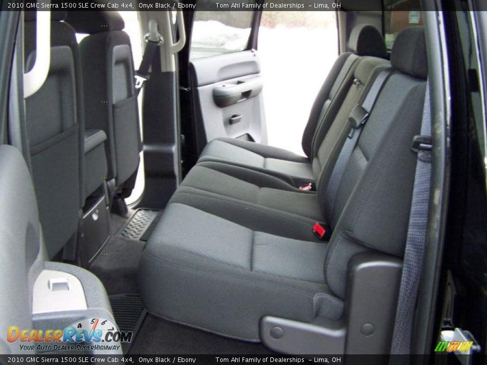 2010 GMC Sierra 1500 SLE Crew Cab 4x4 Onyx Black / Ebony Photo #12