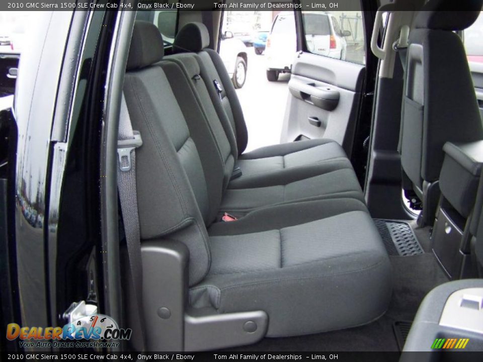 2010 GMC Sierra 1500 SLE Crew Cab 4x4 Onyx Black / Ebony Photo #13