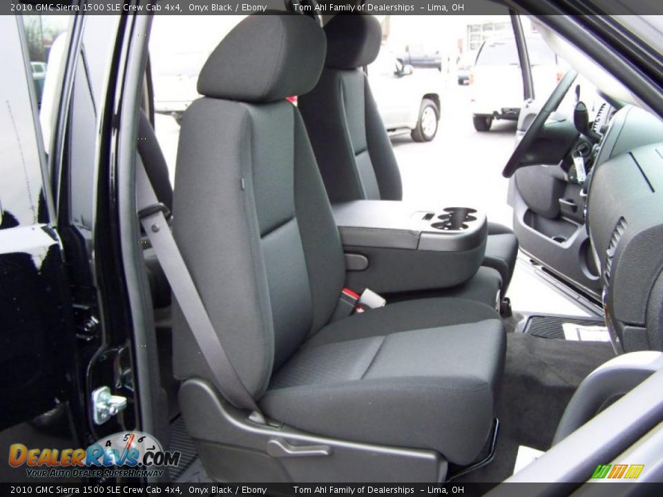 2010 GMC Sierra 1500 SLE Crew Cab 4x4 Onyx Black / Ebony Photo #14
