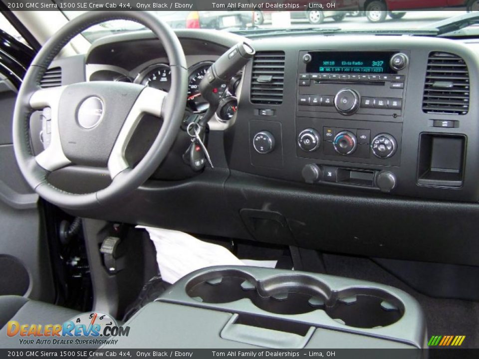 2010 GMC Sierra 1500 SLE Crew Cab 4x4 Onyx Black / Ebony Photo #15