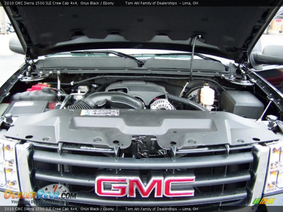 2010 GMC Sierra 1500 SLE Crew Cab 4x4 Onyx Black / Ebony Photo #16