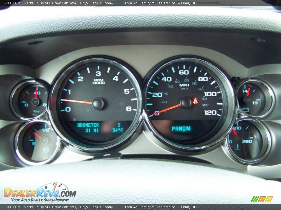 2010 GMC Sierra 1500 SLE Crew Cab 4x4 Onyx Black / Ebony Photo #17