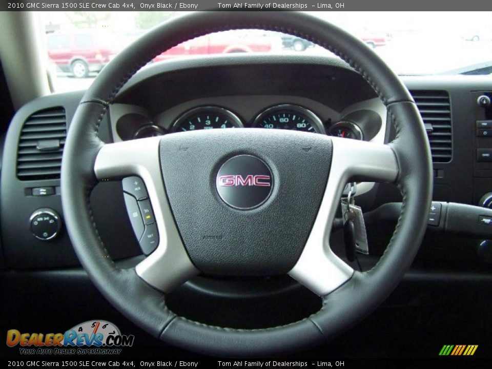 2010 GMC Sierra 1500 SLE Crew Cab 4x4 Onyx Black / Ebony Photo #18